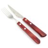 Juego de cubiertos para bistec CHURRASCO, 12 piezas, rojo, Tramontina