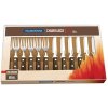 Juego de cubiertos para bistec CHURRASCO, 12 piezas, mangos de madera, Tramontina