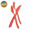Cubiertos de viaje KLIKK, juego de 3 piezas, coral, Koziol