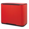 Cubo de basura con pedal BO, 36 l, rojo, Brabantia