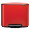 Cubo de basura con pedal BO, 36 l, rojo, Brabantia
