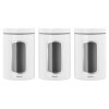 Tarro de cocina WINDOW CANISTER, juego de 3 piezas, 1,4 l, blanco, Brabantia
