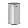 Cubo con tapa táctil NEW, 40 l, gris metalizado, Brabantia