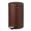 Cubo de basura con pedal NEWICON, 20 l, marrón mineral, Brabantia