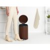 Cubo de basura con pedal NEWICON, 20 l, marrón mineral, Brabantia