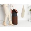 Cubo de basura con pedal NEWICON, 20 l, marrón mineral, Brabantia