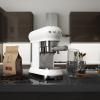 Cafetera de palanca ECF01WHEU, blanco, Smeg