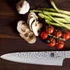 Cuchillo de cocina japonés TSUCHIME PROFESSIONAL DAMASCUS, 20 cm, Dellinger
