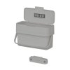 Cubo de basura DUO 30117, 4 l, gris, Joseph Joseph