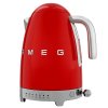 Hervidor de agua a temperatura controlada KLF04RDEU 1,7 l, rojo, Smeg
