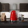 Hervidor de agua a temperatura controlada KLF04RDEU 1,7 l, rojo, Smeg