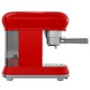 Cafetera semi automática ECF01RDEU, rojo, Smeg