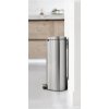 Cubo de basura con pedal FLATBACK, 30 l, silencioso, acero, Brabantia