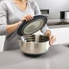 Tazón de cocina con tapa NEST PREP&STORE 95025, 4 piezas, acero inoxidable, Joseph Joseph