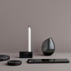 Candelero BLOC, negro, mármol, Blomus