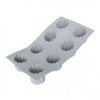Molde de canelé ELASTOMOULE, para 8 bollos, 5,5 cm, silicona, de Buyer