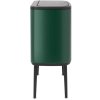 Cubo con tapa táctil BO TOUCH BIN, 3 x 11 l, verde, Brabantia