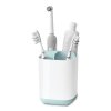 Vaso portacepillos EASYSTORE, pequeño, blanco / azul, Joseph Joseph