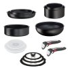 Batería de cocina INGENIO EASY ON L1599243, 13 piezas, Tefal