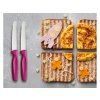 Set de cuchillo para verduras CREATE, 2 piezas, hoja dentada, rosa, Wüsthof