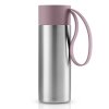Taza de viaje TO GO, 350 ml, tapa rosa, acero inoxidable, Eva Solo