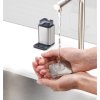Organizador para fregadero SURFACE™, con dispensador de jabón, acero inoxidable, Joseph Joseph