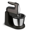 Batidora de mano con recipiente de soporte POWERMIX SILENCE HT654E38 plateado, Tefal