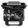 Sandwichera con placa de gofres SNACK XL SW701110, blanco, Tefal