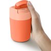 Taza de viaje hermética SIPP 81122 340 ml, coral, Joseph Joseph