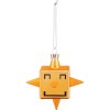 Adorno de Navidad CUBIK STAR, dorado, Alessi