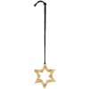 Adorno de Navidad FLOWER STAR 7,5 cm, chapado en oro, Rosendahl