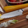 Cuchillo Santoku SOK OLIVE SUNSHINE DAMASCUS, 17,5cm, Dellinger