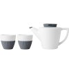 Juego de té INFUSION, 3 piezas, blanco/grisViva Scandinavia
