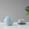Tetera JAIMI 1 l, azul, porcelana, Viva Scandinavia