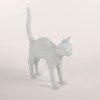 Lámpara de mesa JOBBY THE CAT 52 cm, LED, blanco, Seletti