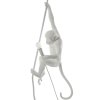 Lámpara colgante MONKEY WITH ROPE 76,5 cm, blanco, Seletti