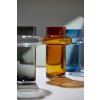 Jarrón TUBE 40 cm, vidrio ahumado, Lyngby Glas