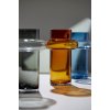 Jarrón TUBE 30 cm, vidrio ahumado, Lyngby Glas