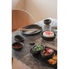 Plato llano NORDIC KITCHEN 26 cm, ovalado, negro, gres, Eva Solo