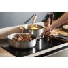 Sartén sauté ALCHIMY LOQY 24 cm, plata, acero inoxidable, de Buyer
