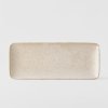 Plato de servir WHITE FADE, 29,5 x 12 cm, rectángular, negro, MIJ