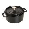 Maceta redonda, negra O 18 cm Staub