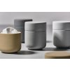 Soporte para almohadillas de algodón UME 10 cm, gris claro, cerámica, Zone Denmark