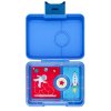 Bento box SNACK 3 azul / cohete, 375 ml, Yumbox
