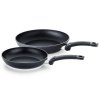 Juego de sartenes LEVITAL+ CLASSIC, juego de 2, negro, aluminio, Fissler
