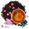 Juego de tés para regalo VIOLET VALENTINA, 9 pirámides de té, The Tea Republic