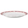 Plato llano GUIRLANDE 28 cm, rojo, porcelana, Bjørn Wiinblad