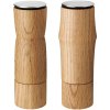 Juego de molinillo de sal y pimienta STORM, juego de 2, marrón, madera, Stelton