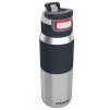 Botella termo ELTON INSULATED 750 ml, plata/negro, acero inoxidable, Kambukka