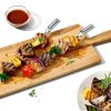 Pinchos de carne GOOD GRIPS, 34 cm, juego de 6, plata, acero inoxidable, OXO